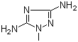 structure of CAS# 25688-67-9, 1-甲基-3,5-二氨基-1,2,4-三唑