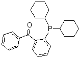 structure of CAS# 256926-87-1, [2-(二环己基膦基)苯基]苯甲酮