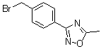 structure of CAS# 256956-42-0, 3-[4-(溴甲基)苯基]-5-甲基-1,2,4-恶二唑