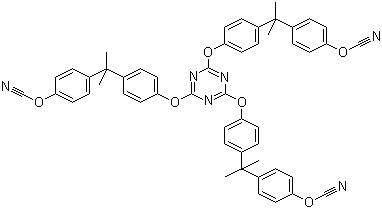 CAS 登录号：25722-66-1, 双酚 A 型氰酸酯预聚体