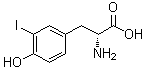 structure of CAS# 25799-58-0, 3-Iodo-D-tyrosine