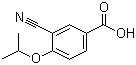 structure of CAS# 258273-31-3, 3-氰基-4-异丙氧基苯甲酸