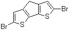 structure of CAS# 258527-25-2, 2,6-二溴-4H-环戊并[2,1-b:3,4-b']二噻吩