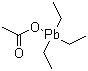 CAS 登录号：2587-81-7, 乙酰氧基三乙基铅