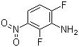 structure of CAS# 25892-09-5, 2,6-二氟-3-硝基苯胺