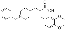 CAS # 259170-03-1, alpha-[(3,4-Dimethoxyphenyl)methyl]-1-(phenylmethyl)-4-piperidinepropanoic acid