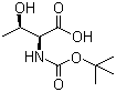 CAS 登录号：2592-18-9, Boc-L-苏氨酸, N-叔丁氧羰基-L-苏氨酸