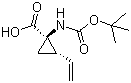 CAS 登录号：259221-77-7, (1R,2S)-1-(叔丁氧羰基氨基)-2-乙烯基环丙烷甲酸