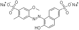 structure of CAS# 25956-17-6, 诱惑红