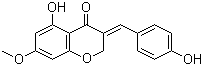 CAS 登录号：259653-54-8, 3-(4-羟基苯亚甲基)-5-羟基-7-甲氧基色满-4-酮