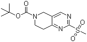 CAS 登录号：259809-79-5, 7,8-二氢-2-(甲磺酰基)吡啶并[4,3-d]嘧啶-6(5H)-甲酸叔丁酯