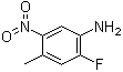 structure of CAS# 259860-00-9, 2-Fluoro-4-methyl-5-nitroaniline