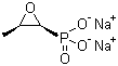 CAS # 26016-99-9, Disodium phosphonomycin, Fosfomycin sodium, Fosfomycin disodium, Phosphomycin disodium salt, (-)-(1R,2S)-(1,2-Epoxypropyl)phosphonic acid disodium salt