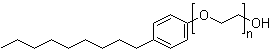 structure of CAS# 26027-38-3, Polyethylene glycol mono(4-nonylphenyl) ether