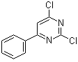 CAS # 26032-72-4, 2,4-Dichloro-6-phenylpyrimidine, NSC 49018