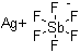 structure of CAS# 26042-64-8, Silver(I) hexafluoroantimonate