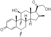 CAS 登录号：2607-06-9, 双氟可龙