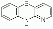 CAS # 261-96-1, 10H-Pyrido(3,2-b)(1,4)benzothiazine, 1H-Pyrido[3,2-b][1,4]benzothiazine, 1-Azaphenothiazine, NSC 277720