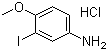 structure of CAS# 261173-06-2, 3-碘-4-甲氧基苯胺盐酸盐
