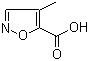 structure of CAS# 261350-46-3, 4-甲基异恶唑-5-羧酸