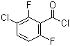 structure of CAS# 261762-43-0, 3-氯-2,6-二氟苯甲酰氯