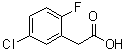 structure of CAS# 261762-97-4, 5-氯-2-氟苯乙酸