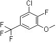 CAS # 261763-01-3, 1-Chloro-2-fluoro-3-methoxy-5-(trifluoromethyl)benzene