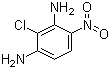 2-Chloro-4-nitro-1,3-phenylenediamine molecular structure (CAS 261764-92-5)
