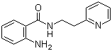 2-Amino-N-[2-(2-pyridinyl)ethyl]benzamide molecular structure (CAS 261765-37-1)