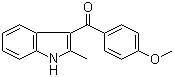 CAS 登录号：26211-90-5, 2-甲基-3-(4'-甲氧基苯甲酰基)吲哚
