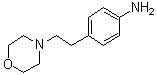 structure of CAS# 262368-47-8, 4-(2-吗啉基乙基)苯胺