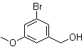 structure of CAS# 262450-64-6, 3-Bromo-5-methoxybenzenemethanol