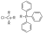 structure of CAS# 26305-75-9, 三(三苯基膦)氯化钴