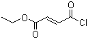 structure of CAS# 26367-48-6, 3-Chlorocarbonylacrylic acid ethyl ester