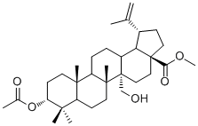 CAS # 263844-80-0, 3-Acetoxy-27-hydroxy-20(29)-lupen-28-oic acid methyl ester, (3alpha)-3-(Acetyloxy)-27-hydroxy-Lup-20(29)-en-28-oic acid methyl ester