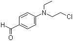 structure of CAS# 2643-07-4, N-乙基-N-氯乙基-4-氨基苯甲醛