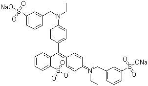 CAS 登录号：2650-18-2, 酸性蓝 9