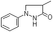 structure of CAS# 2654-57-1, 1-苯基-4-甲基-3-吡唑烷酮