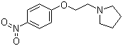 structure of CAS# 265654-77-1, 1-(2-(4-硝基苯氧基)乙基)吡咯烷