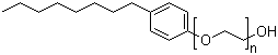 4-辛基酚乙氧基化物分子结构 (CAS 26636-32-8)