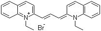 structure of CAS# 2670-67-9, Pinacyanol bromide