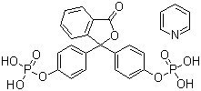 structure of CAS# 267240-23-3, 酚酞二磷酸酯吡啶盐