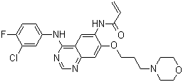 structure of CAS# 267243-28-7, Canertinib