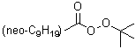 CAS # 26748-41-4, Peroxyneodecanoic acid tert-butyl ester, Luperox 10, Luperox 10M70, Luperox 10M75, Luperox TAPD, Lupersol 10, Lupersol 10M75, Perbutyl ND, Trigonox 23, Trigonox 23C70, Trigonox 23C75, Trigonox 23W50, tert-Butyl perneodecanoate, tert-Butyl peroxyneodecanoate