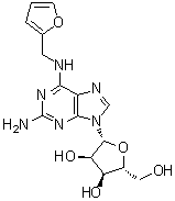structure of CAS# 26783-39-1, 2-氨基-N-(2-呋喃基甲基)腺苷