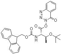 CAS # 267882-90-6, [(1S,2S)-2-(1,1-Dimethylethoxy)-1-[[(4-oxo-1,2,3-benzotriazin-3(4H)-yl)oxy]carbonyl]propyl]carbamic acid 9H-fluoren-9-ylmethyl ester