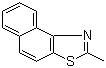 structure of CAS# 2682-45-3, 2-甲基-beta-萘并噻唑