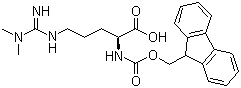 structure of CAS# 268564-10-9, N-Fmoc-N',N'-dimethyl-L-arginine (asymmetrical)