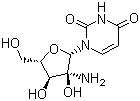 structure of CAS# 26889-39-4, 2'-Amino-D-uridine