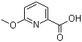 CAS 登录号：26893-73-2, 6-甲氧基吡啶-2-羧酸